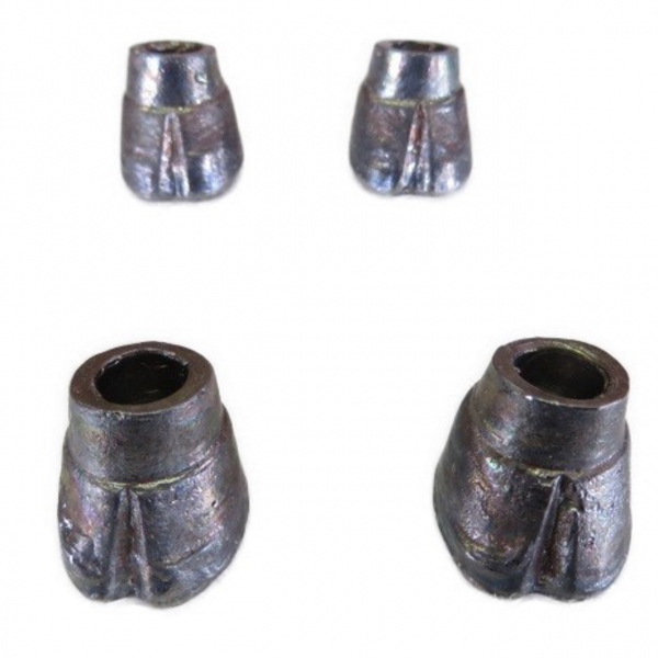 4 Bleihufe zum Fertigen eines Ochsen